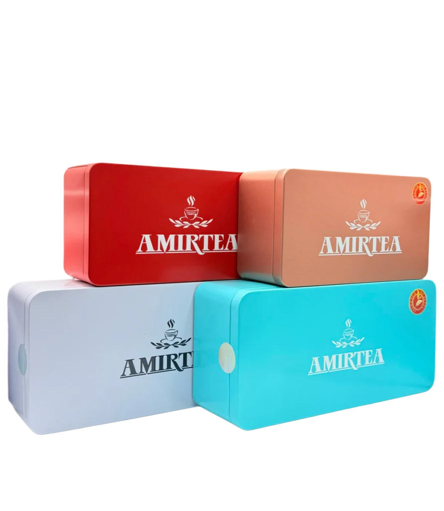 Чай AMIRTEA в подарочных жестяных банках