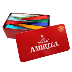Amir Tea qora va ko'k choylar assortisi, oliy nav, 10 xil ta'm