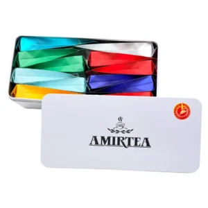 Amir Tea qora va ko'k choylar assortisi, oliy nav, 8 xil ta'm